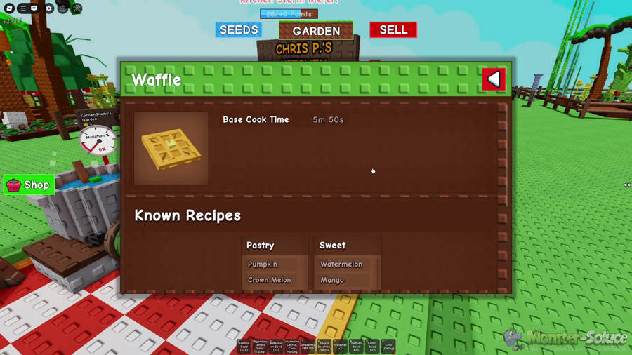 14015 grow a garden waffle recette