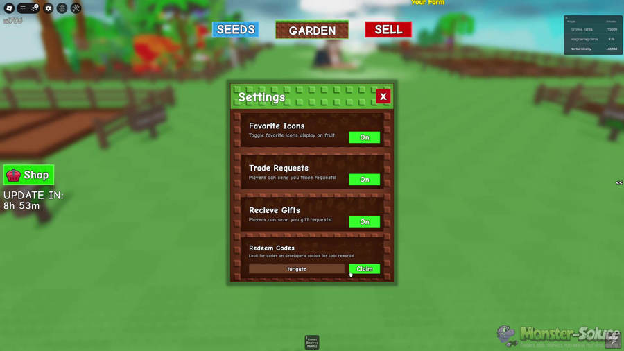 13986 grow a garden code torigate