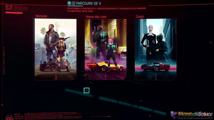 Les trois origines de Cyberpunk 2077
